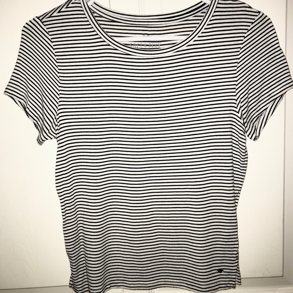 Striped AE crop top